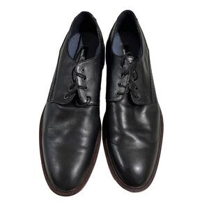 Winthrop Braxton Shoes Men’s Leather Oxford Black 500586, Soft Classic Size 10.5